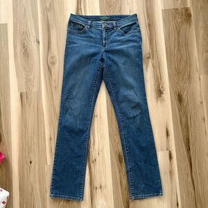 Lauren Ralph Lauren Straight Leg High Rise Blue size 6 Jeans